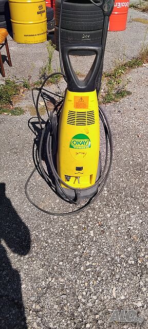 Продавам водоструйка OKAY HDR 135 Марка/Модел: OKAY HDR 135 Дебит: 420 л/ч