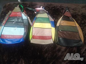 Дамски кожени раници