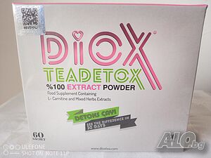 Ефективен чай за отслабване и детоксикция Diox Detox Tea - 60 сашета (За 1 месец)