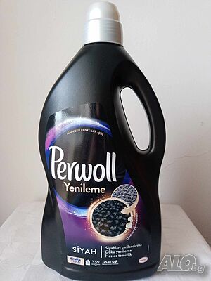 Течен прах за пране PERWOLL 3,96 л. за тъмно пране (72 пранета)