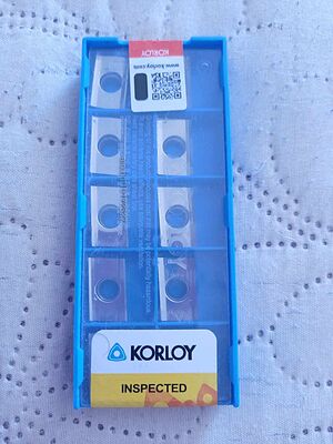 10 броя стругарски пластини Korloy APMT1604 MA H01 фрезови