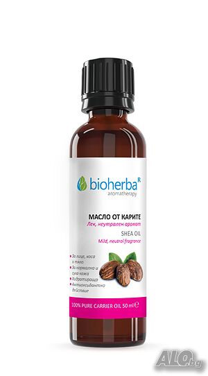 Масло от карите (ший), Shea Oil, Биохерба, 50мл