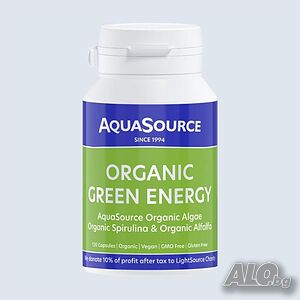 AquaSource Organic Green Energy - 120 капсули