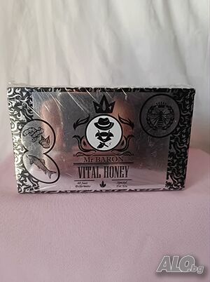 Mr Baron Vital Honey - Натурален мед с билки, женшен и епимедиум | 48 часа ефект
