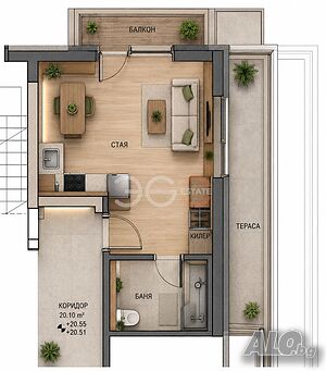 🏡 ПРОДАВА СЕ 1-СТАЕН АПАРТАМЕНТ САМО ЗА 69 900€! КВ. ЛЕВСКИ 2, ВАРНА 🔑✨