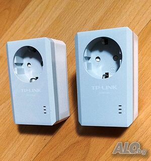Мрежови адаптери Powerline Ethernet Adapter TP-LINK TL-PA4010P KIT 2бр