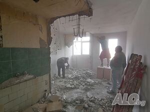 кърти, чисти, извозва