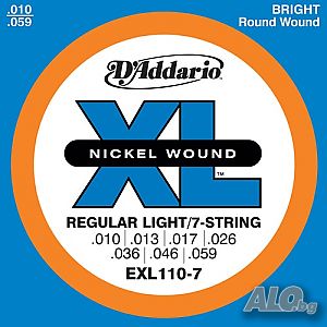 Струни за електрическа китара D’addario EXL110-7
