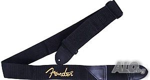 Колан за китара Fender 2 blk poly