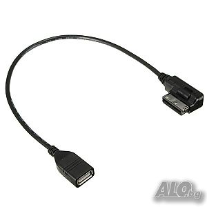 USB кабел към Audi интерфейс OEM - A4,A5,A6,A7,A8,Q3,Q5,Q7