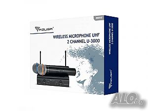 Безжичен микрофон AZUSA UHF U-3000