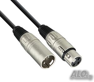 Кабел XLR/M - XLR/F 3м.