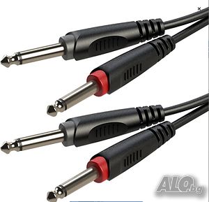Кабел 2х6.3mm/M - 2x6.3mm/M ROXTONE - 3m