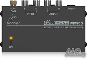 Грамофонен предусилвател Behringer PP400