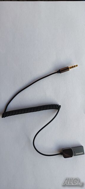 Bluetooth 5.0 адаптер USB 3,5 мм жак Aux Безжичен аудио приемник