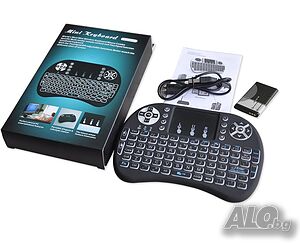 Безжична клавиатура MINI KEYBOARD backlit, Светеща