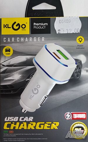 Зарядно за автомобил KLGo tc-10PD, SS000176, 12-24V