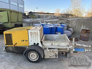 Putzmeister SP11 - машина за саморазливна замазка и бетон
