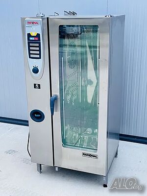 Конвектомат Rational/Рационал 20 тави Газов. Бг меню. Самоизмиване. НОВ!