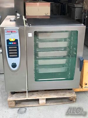 Готварски Конвектомат Рационал/ Rational SCC 102-20 Тави! Чисто Нов! БГ Меню!