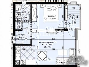 2-стаен, Варна, Младост 1, 72 кв.м., 108900 €