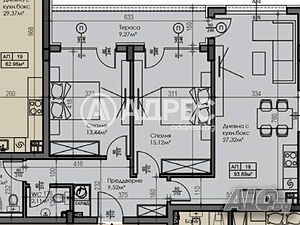 3-стаен, София, Малинова Долина, 102 кв.м., 238900 €