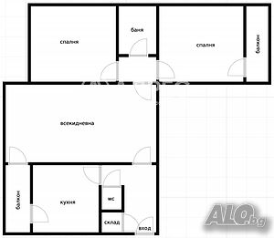 3-стаен, София, Люлин 7, 84 кв.м., 210000 €