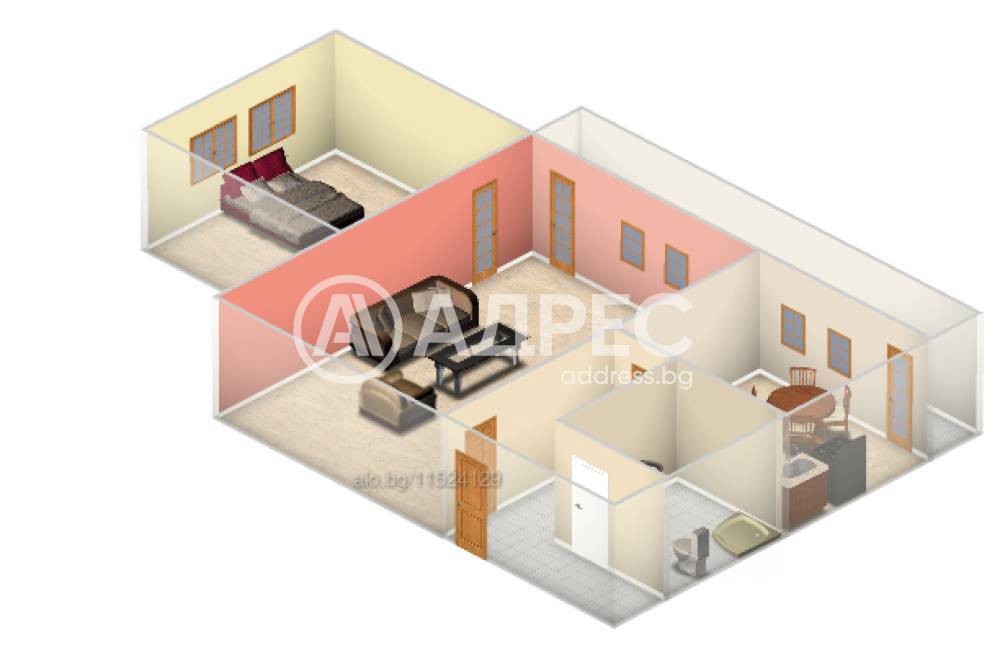 2-стаен, Варна, Кайсиева градина, 60 кв.м., 119900 €