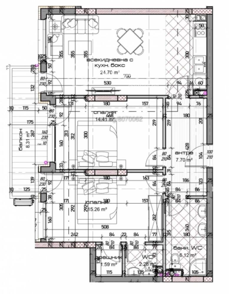 3-стаен, Варна, Младост 1, 110.84 кв.м., 153900 €