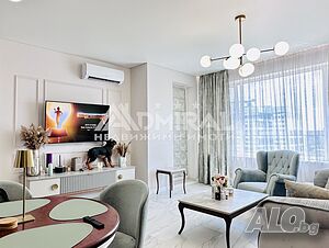 Лукс, Стил и Панорама - Тристаен, обзаведен апартамент с паркомясто в Central Park, Бургас
