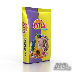 Храна за големи папагали - марка OLA
