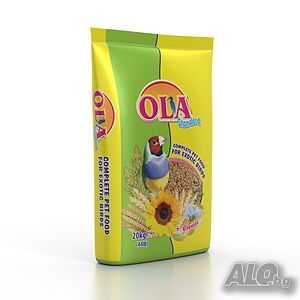 Храна за екзотични птици - марка OLA