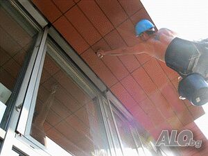 Монтаж на топлоизолация на трудно достъпни места по алпийски способ. Алпинисти София и района.