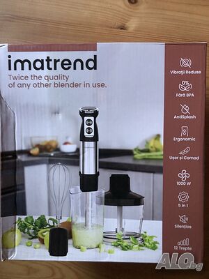 Продавам Комплект Блендер 5 В 1, IMA Trend®, 1000W Професионален Вертикален Миксер