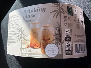Продавам стъклени бамбукови чаши