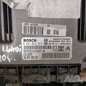 Компютър двигател за Peugeot 207, 1.6 HDi, Bosch 0 281 012 467 / 96 622 124 80