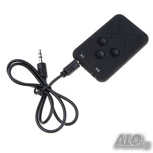 2 в 1 безжичен bluetooth (блутут) аудио приемник и предавател