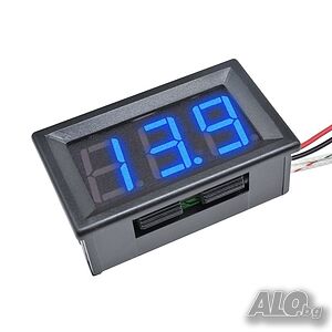 Термометър -30 до 800°C, 12VDC, Термодвойка К 50cm, LED дисплей