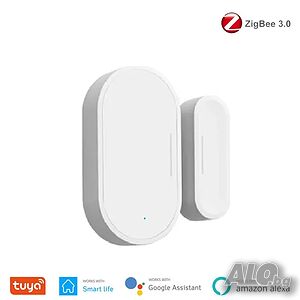 Wi-Fi smart магнитен сензор за прозорци и врати - Smart Life