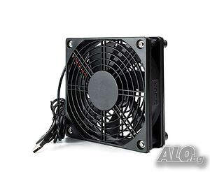 Вентилатор за ТВ бокс Zalman 120, 5 волт. Охладител за ТВ бокс