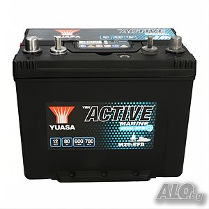 Акумулатор YUASA YBX ACTIVE MARINE DUAL EFB 80Ah/600A L+
