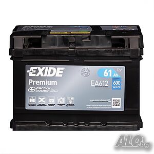 Акумулатор EXIDE PREMIUM 61Ah/600A R+