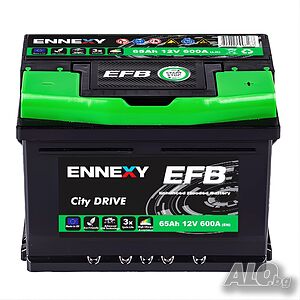 Акумулатор ENNEXY CITY DRIVE EFB 65Ah/600A R+