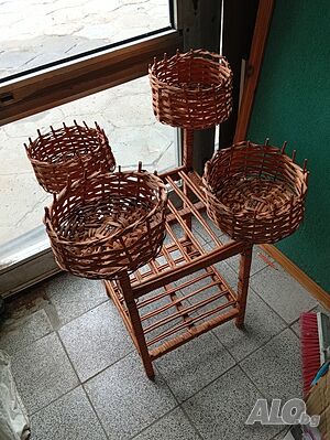 Цветарник ратан за хол, балкон и др