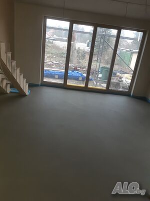 Полагане на подова замазка