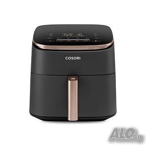 Фритюрник с горещ въздух Cosori TurboBlaze CAF-DC602, 6L, Черен*Безплатна доставка*Гаранция 2 години
