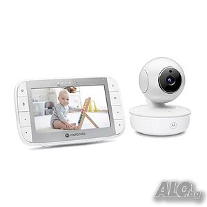 Видео бебефон MOTOROLA BABY MONITOR VM55 5.0″ White * Безплатна доставка * Гаранция 2 години