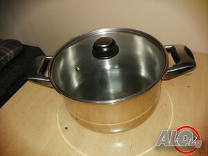 Продавам малка българска тенджера алпака Елит, 1 литър