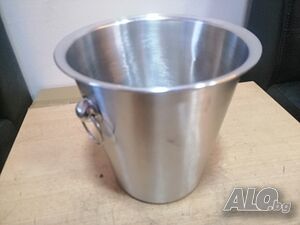 Продавам голяма кофа за шампанско и лед, алпака | Съдове, Сервизи, Прибори | София