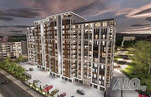 Тристаен апартамент с южно изложение кв. Гагарин